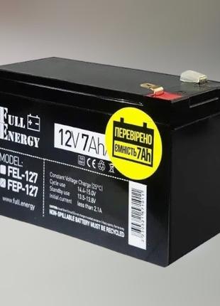 Аккумуляторная батарея Full Energy FEP-127, 12V 7Ah, AGM аккум...