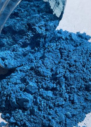Перламутровый пигмент для эпоксидной смолы синий 5 г