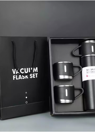 Подарочный набор vacuum flask set вакуумный термос из нержавею...