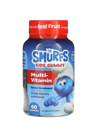 The smyrfs мультивитамины для детей от 3 лет, со вкусом смурфо...