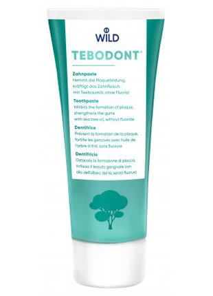 Зубная паста Dr. Wild Tebodont c маслом чайного дерева без фто...