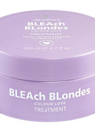 Маска для волос Lee Stafford Bleach Blondes для осветленных во...
