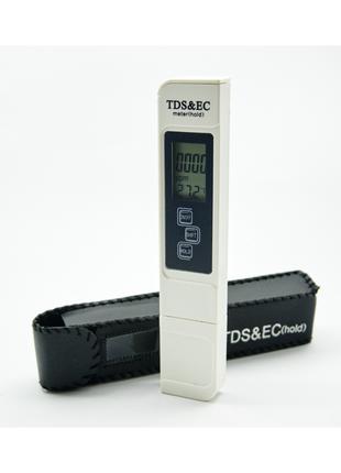 Тестер TDS & EC солемер в чехле новый с батарейками