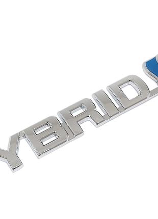 Емблема Hybrid напис гібрид 152*21 мм Тойота