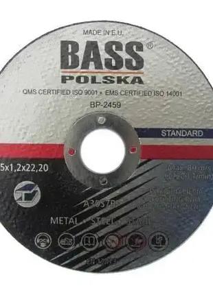 Круг отрезной Bass Polska 2459 по металлу 125х1,2х22,2 мм (2459)