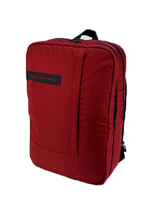 Бордовый рюкзак для ноутбука 17 NETTEX от MAD | born to win™