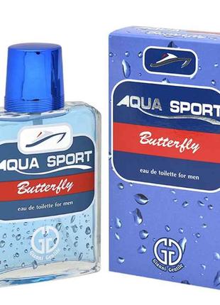 Туалетна вода чоловіча 100мл AQUA SPORT BUTTERFLY ТМ POSITIVE ...