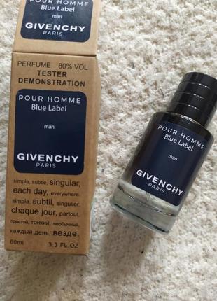 Givenchy Pour Homme Blue Label Парфюм 60 ml ОАЭ Живанши Пур Хо...