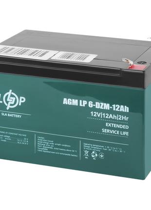 Тяговый свинцово-кислотный аккумулятор LP 6-DZM-12 Ah LogicPower