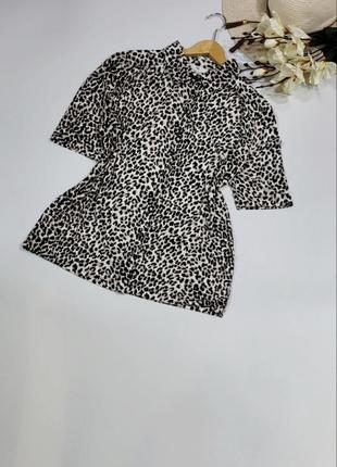 Блуза, рубашка в леопардовый принт