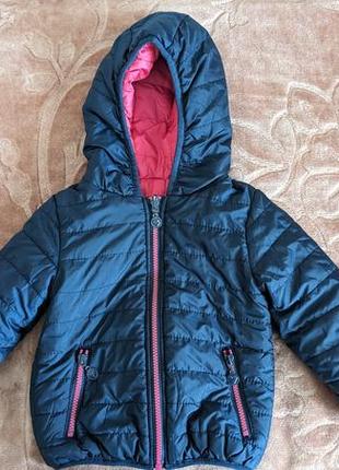 Куртка дитяча синя, рожева куртка для дівчинки, куртка 110-116 см