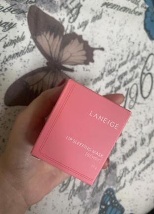 Корейський бальзам маска для губ від laneige 20g