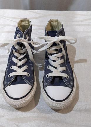 Кеды джинс коттон converse стелька 17см