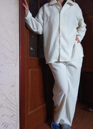 Флисовый домашний костюм пижама