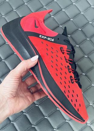 Nike exp-14 red кроссовки мужские летние сетка найк 14 красные...