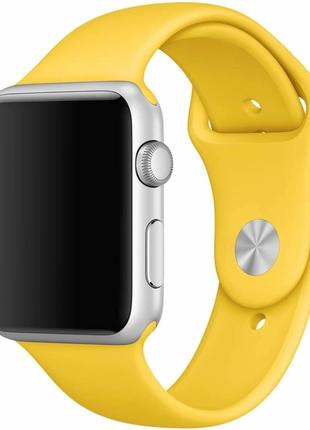 Силиконовый ремешок для Apple Watch 38/40/41 мм Yellow