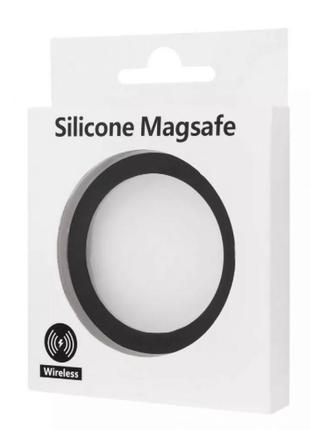 Кольцо Silicone MagSafe Цвет Черный,1