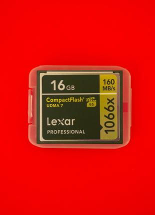 Карта памяти CF Lexar 16 GB CompactFlash 1066x Professional