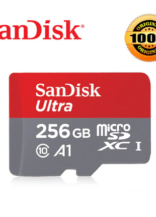 Карта памяти Original SanDisk, micro sd ,класс 10, 150mb/s-256 Гб