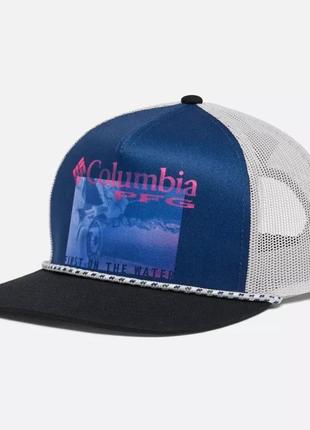 Кепка pfg columbia sportswear с плоскими полями