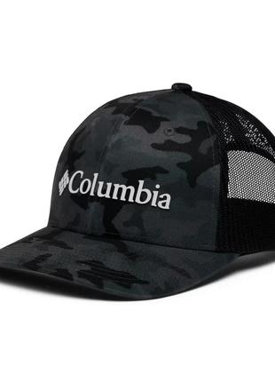 Сетчатая бейсболка columbia mesh snapback - низкая корона