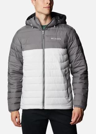 Мужская куртка с капюшоном columbia sportswear men’s powder li...