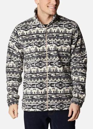 Columbia sportswear men's steens mountain printed fleece jacke...