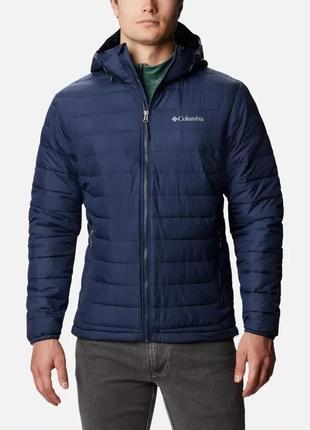 Мужская куртка с капюшоном columbia sportswear men’s powder li...