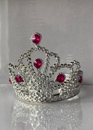 Корона принцессы с Розовыми драгоценными камнями