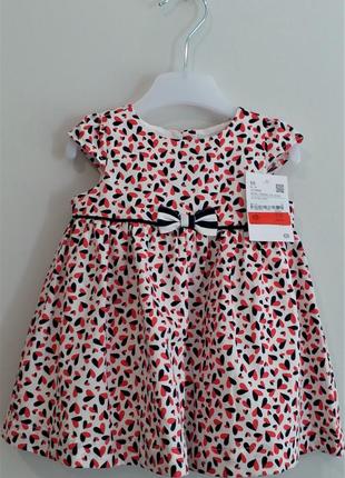 Платье на девочку 3-6 месяцев c&a