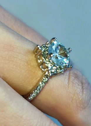 Каблучка для пропозиції колечко кільце з каменем кольцо діамант