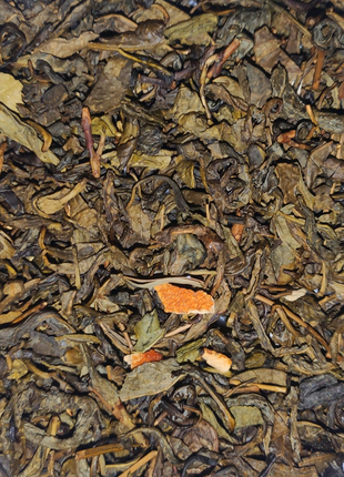 Чай Зелений з бергамотом ваговий оптом та вроздріб 100г.