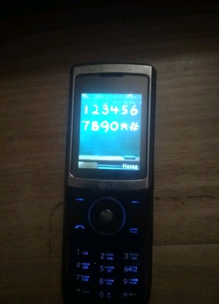 Мобильный телефон LG KE550 рабочий + оригинальный акб