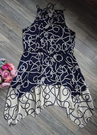 Женское летнее платье сарафан большой размер батал 54/56