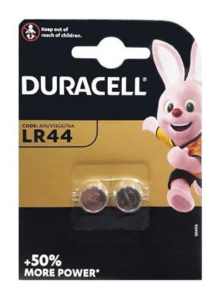 Батарейка 2шт Duracell LR44 AG13