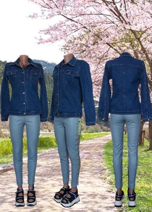 Классная джинсовая курточка. fine jeans.  размер m.