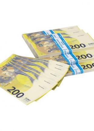 Пачка денег (сувенир) Евро "200"
