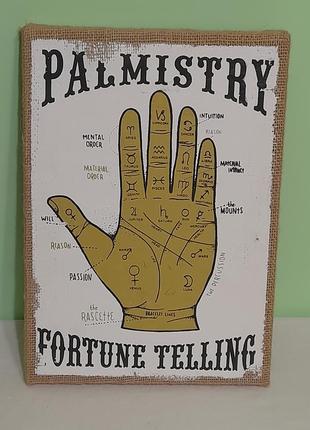 Картина винтаж palmistry fortune telling -хиромантия