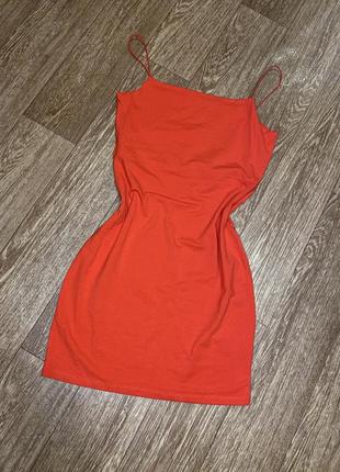 Красная мини-платье от sinsay
