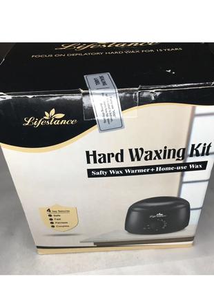 Lifestance Hard Waxing Kit Безпечний нагрівач воску + Віск для...