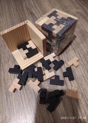 Кубик тетріс головаломка розвиваюча іграшка
