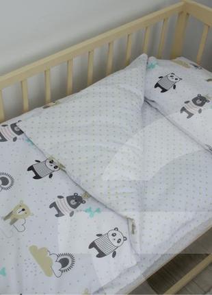 Комплект постельного белья в детскую кровать
