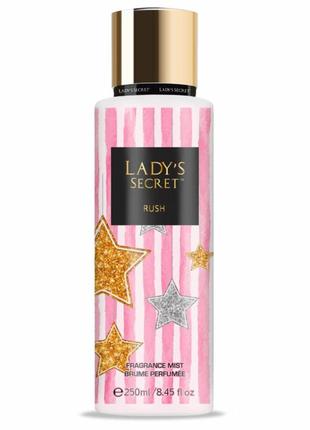 Женский парфюмированный спрей-мист для тела Lady's Secret Rush