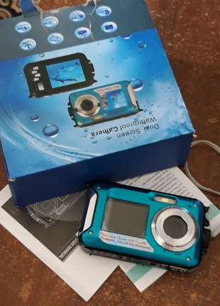 Водонепроникна цифрова камера підводна 2,7К Full HD 48,0 МР