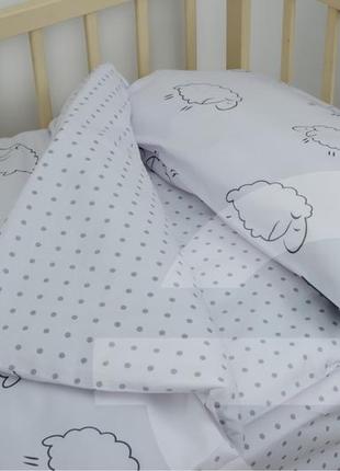 Комплект постельного белья в детскую кровать теп