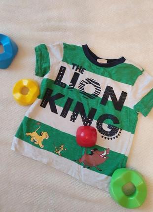 Детская футболка на мальчика. футболка король лев