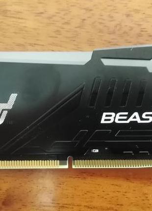 Оперативна пам'ять DDR 5 Kingston FURY Beast 16 GB DDR5 6000 MHz