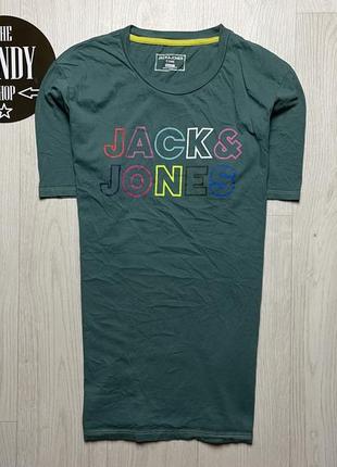 Мужская футболка jack & jones, размер по факту l
