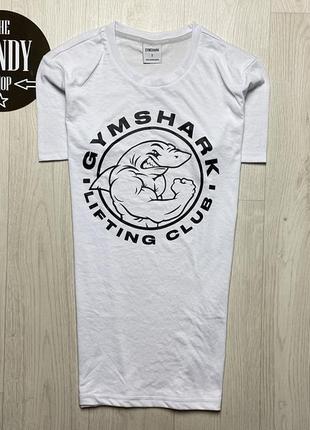 Мужская футболка gymshark, размер по факту м