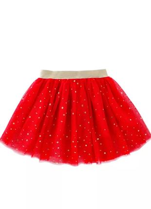 Детская юбка красная, 1-2 лет, новая